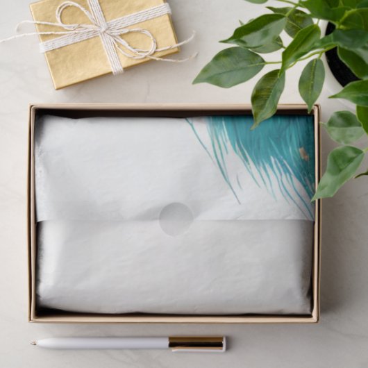 Papier Mousseline Decoupage Natures Crown Botanical Peacock  (Cadeau)