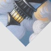 Papier Mousseline Découpage Nautique du phare des tournesols (Détail)