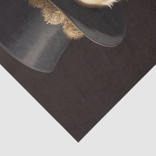 Papier Mousseline Découpage - Noble Golden Retriever - (Détail)