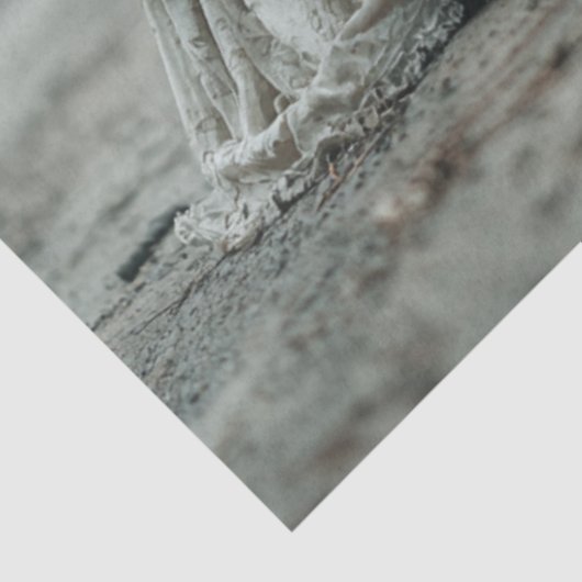 Papier Mousseline Découpage Noël Ange Country Road (Détail)