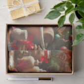 Papier Mousseline Découpage Noël Snowman Salle de bain Tissu Papier (Cadeau)