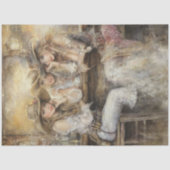 Papier Mousseline Découpage Nostalgale Dames Western Saloon (Recto)