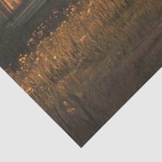 Papier Mousseline Découpage Nostalgique Rustique Agritourisme Lune (Détail)