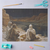 Papier Mousseline Découpage Nuit étoilée 3 sages (Artisanat)