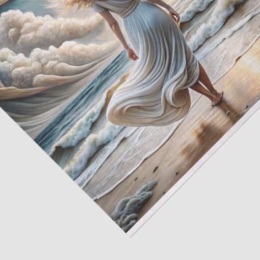 Papier Mousseline Découpage Ocean Reverie (Détail)