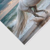 Papier Mousseline Découpage Ocean Stallion (Détail)