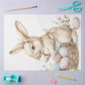 Papier Mousseline Découpage Oeufs de lapin de Pâques Décorations (Artisanat)