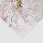 Papier Mousseline Découpage Oeufs de Pâques Rabbit stand avec fleurs (Détail)