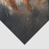 Papier Mousseline Decoupage Oil Painted Horse Portrait Art (Détail)