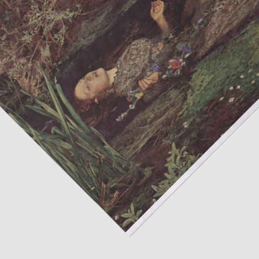 Papier Mousseline Découpage Ophelia 3 (Détail)