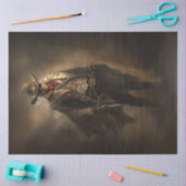 Papier Mousseline Découpage Ouest Cowboy Sherriff Wild West (Artisanat)