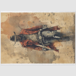 Papier Mousseline Découpage Ouest sauvage de Gunfighter
