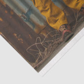 Papier Mousseline Découpage Ours habillés professionnels (Détail)