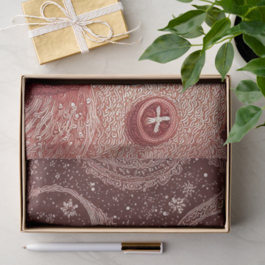 Papier Mousseline Découpage Pain d'épices Snowman Sucre de canne scè (Cadeau)