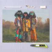 Papier Mousseline Découpage Papier de papier de tissus Whimsical Hip (Artisanat)