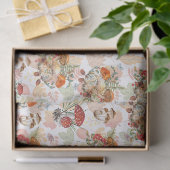 Papier Mousseline Découpage Papier de tissus Champignons Champignons (Cadeau)