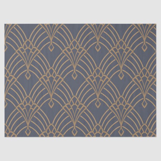 Papier Mousseline Découpage papier de tissus - Design de ventilateur (Recto)