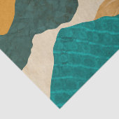 Papier Mousseline Découpage papier des montagnes Abstraites (Détail)