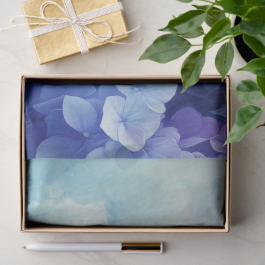 Papier Mousseline Découpage papier Hydrangea (Cadeau)
