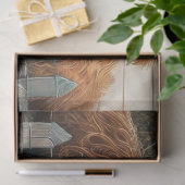 Papier Mousseline Découpage Papier paysage 2 vache Whimsical Highlan (Cadeau)