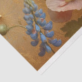 Papier Mousseline Découpage Papier Tissu Floral Humming Oiseau Desig (Détail)