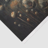 Papier Mousseline Découpage Papier Tissu Fluro Orange Poppies Femme (Détail)