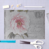 Papier Mousseline Découpage papier tissu - Français Chic Floral (Artisanat)