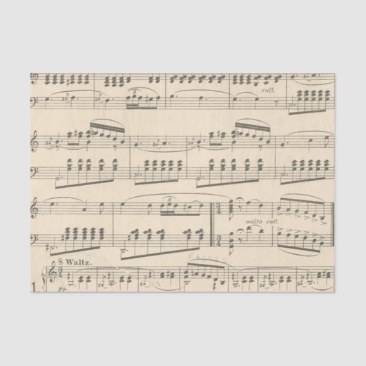 Papier Mousseline Découpage papier vintage (Recto)