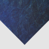 Papier Mousseline Découpage papillon bleu turquoise (Détail)