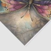 Papier Mousseline Découpage papillon métallique (Détail)