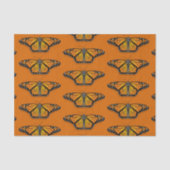 Papier Mousseline Découpage papillon Monarque (Recto)