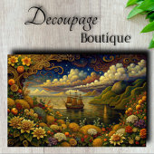 Papier Mousseline Découpage Paradise Voyage