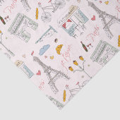 Papier Mousseline Découpage Paris (Détail)