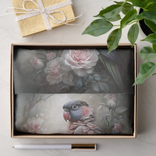 Papier Mousseline Découpage Parrot Reverie (Cadeau)