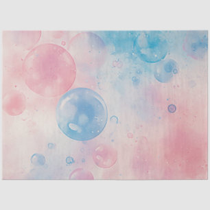 Papier Mousseline Découpage Pastel Bubbles Coordination Arrière - pl