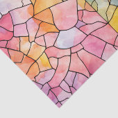 Papier Mousseline Découpage Pastel Rainbow (Détail)