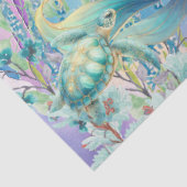 Papier Mousseline Découpage Pastel Rainbow & Mermaid (Détail)