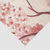 Papier Mousseline Découpage Paysage japonais Atmosphère romantique (Détail)