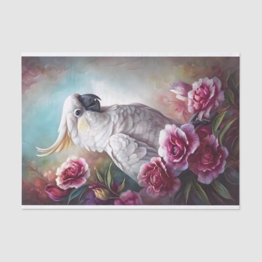 Papier Mousseline Découpage Pearly Grace (Recto)