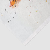 Papier Mousseline Découpage Peinture à éclaboussures de couleur Whim (Détail)