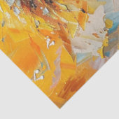 Papier Mousseline Découpage Peinture à l'huile pour femme lunaire su (Détail)