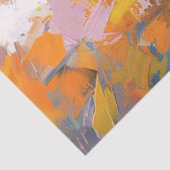 Papier Mousseline Découpage Peinture à l'huile Toucan (Détail)