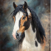 Papier Mousseline Découpage Peinture de Cheval Indien Américain