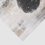 Papier Mousseline Découpage Peinture d'ours d'art Abstrait Texturé (Détail)