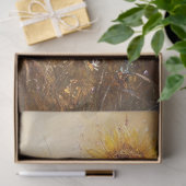 Papier Mousseline Découpage Peinture Vintage tournesol & Fleur sauva (Cadeau)