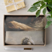 Papier Mousseline Découpage Pélican vintage (Cadeau)