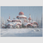 Papier Mousseline Découpage Père Noël Candy Land Forest Page d'accue (Recto)