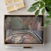 Papier Mousseline Découpage Perroquet pur pirate blanc (Cadeau)