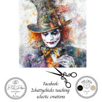 Découpage Personnage Fantaisiste Clown Bouffon