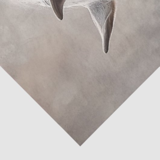 Papier Mousseline Découpage Petit Garçon Cheval Majestueux (Détail)